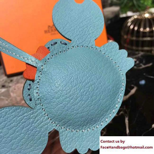 Hermes Crab Leather Bag Charm 08 - Click Image to Close