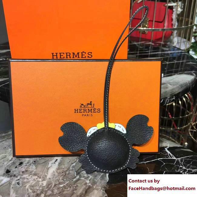 Hermes Crab Leather Bag Charm 12