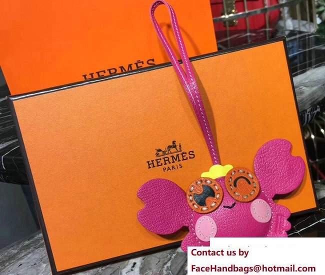 Hermes Crab Leather Bag Charm 13 - Click Image to Close