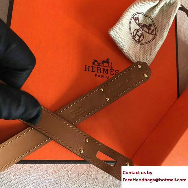 Hermes Width 20mm Epsom Calfskin Kelly Belt Fuchsia/Gold - Click Image to Close