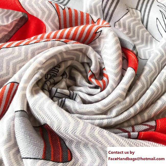 Hermes Wool and Silk Scarf 06 2017 - Click Image to Close