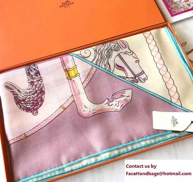 Hermes Wool and Silk Scarf 13 2017 - Click Image to Close