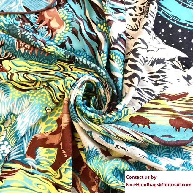 Hermes Wool and Silk Scarf 16 2017 - Click Image to Close