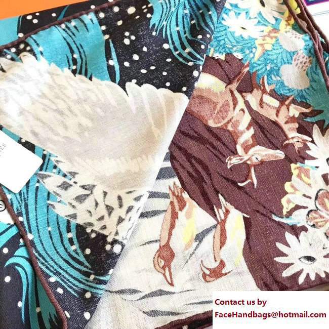Hermes Wool and Silk Scarf 16 2017 - Click Image to Close