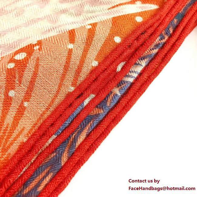 Hermes Wool and Silk Scarf 17 2017 - Click Image to Close