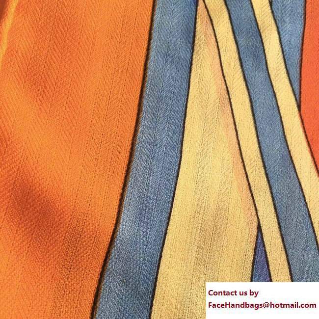 Hermes Wool and Silk Scarf 19 2017 - Click Image to Close