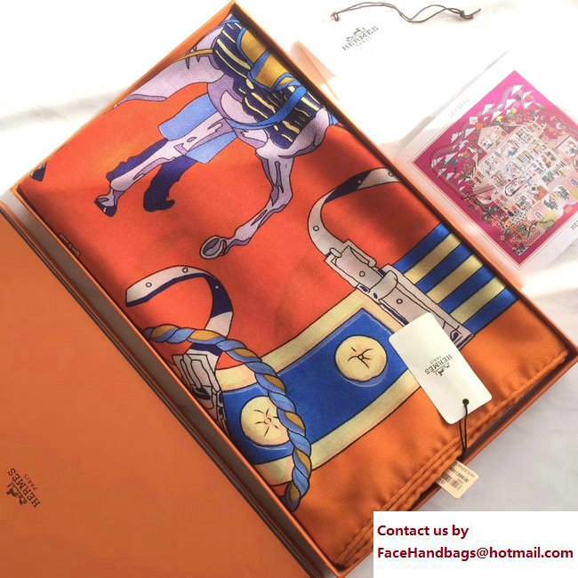 Hermes Wool and Silk Scarf 19 2017 - Click Image to Close
