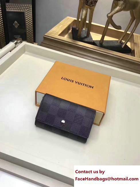 Louis Vuitton 6 Key Holder Damier Graphite Canvas N62662