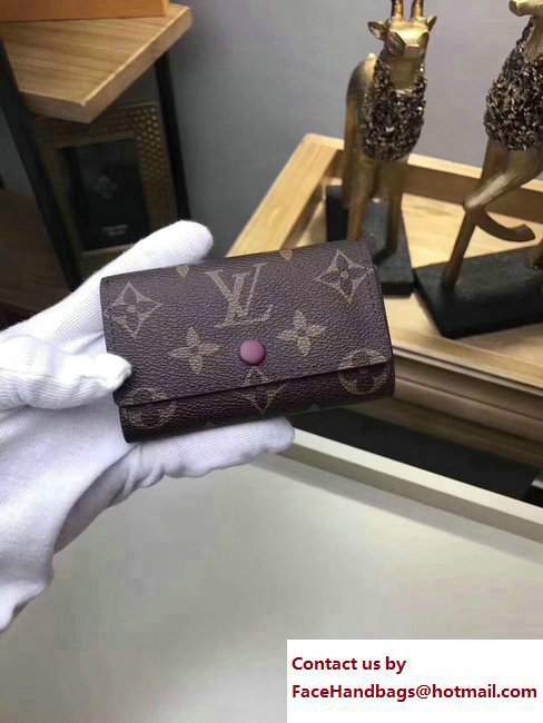 Louis Vuitton 6 Key Holder Monogram Canvas Purple - Click Image to Close