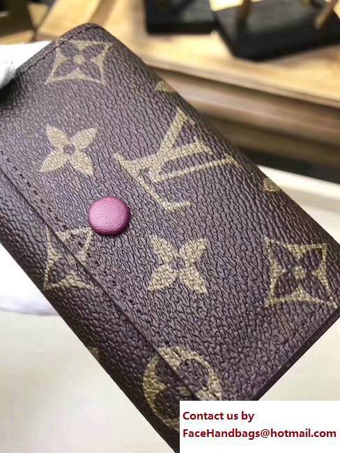 Louis Vuitton 6 Key Holder Monogram Canvas Purple