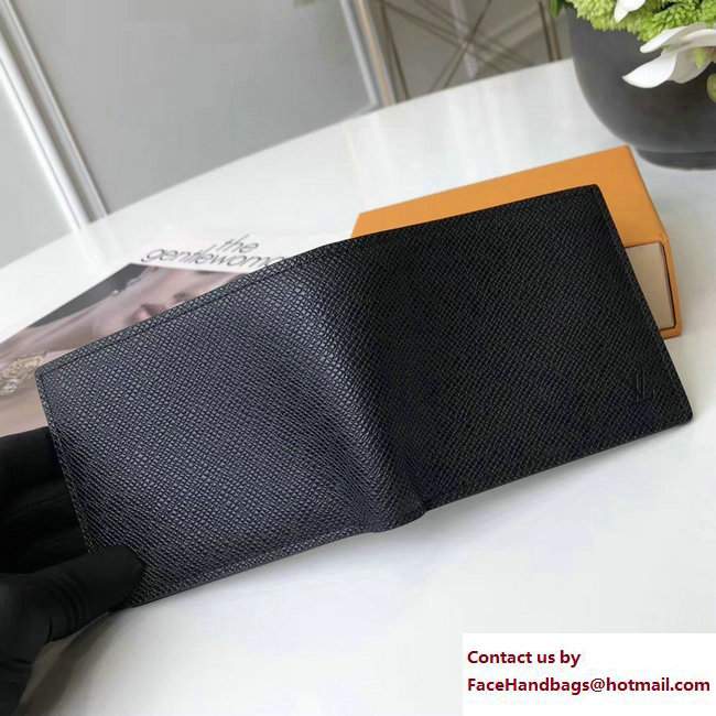 Louis Vuitton Amerigo Wallet M62045 Taiga Leather Ardoise 2017
