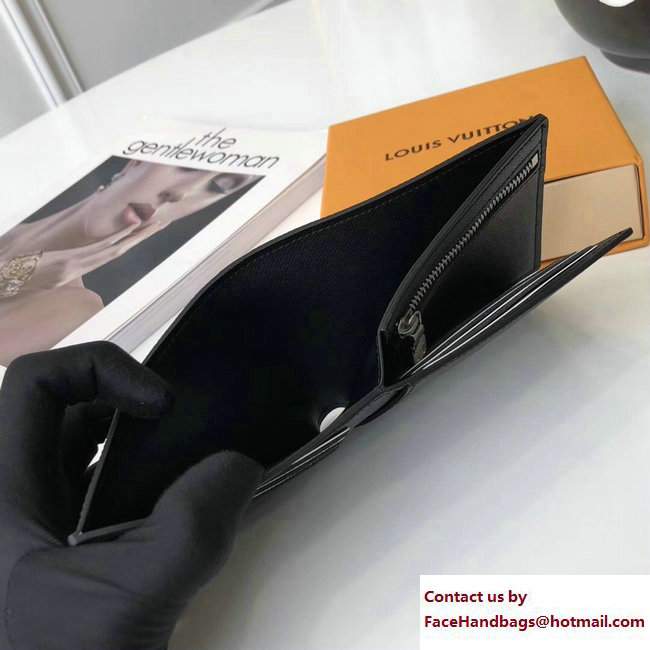 Louis Vuitton Amerigo Wallet M62045 Taiga Leather Ardoise 2017