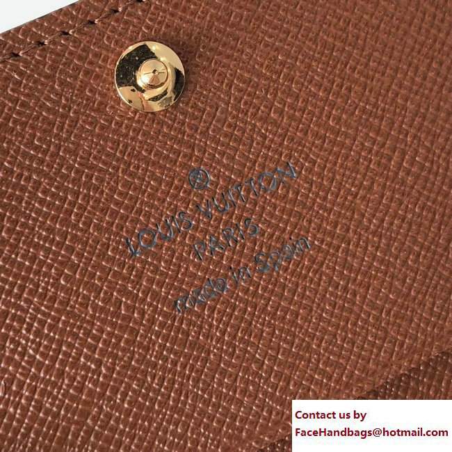 Louis Vuitton Enveloppe Carte de Visite M63801 Monogram Canvas 2017
