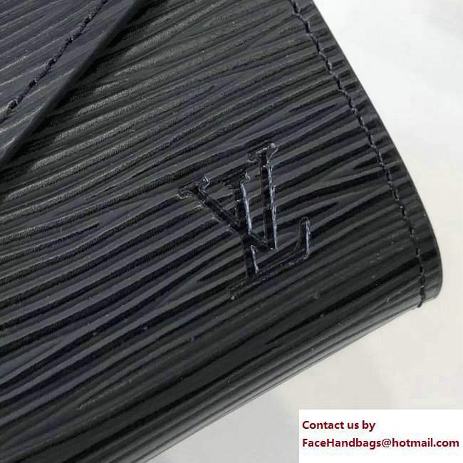 Louis Vuitton Epi Pochette Clefs Rabat Key Pouch M56245 Noir 2017