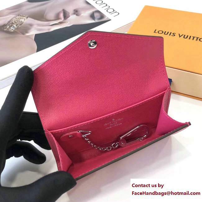 Louis Vuitton Epi Pochette Clefs Rabat Key Pouch M56246 Fuchsia 2017