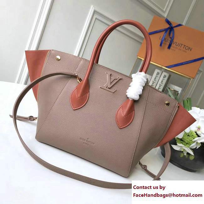 Louis Vuitton Freedom Tote Bag M54841 Taupe 2017 - Click Image to Close