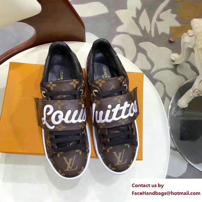 Louis Vuitton Frontrow Sneakers 1A3TA2 Monogram Canvas 2017 - Click Image to Close