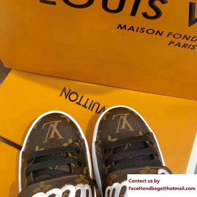 Louis Vuitton Frontrow Sneakers 1A3TA2 Monogram Canvas 2017 - Click Image to Close