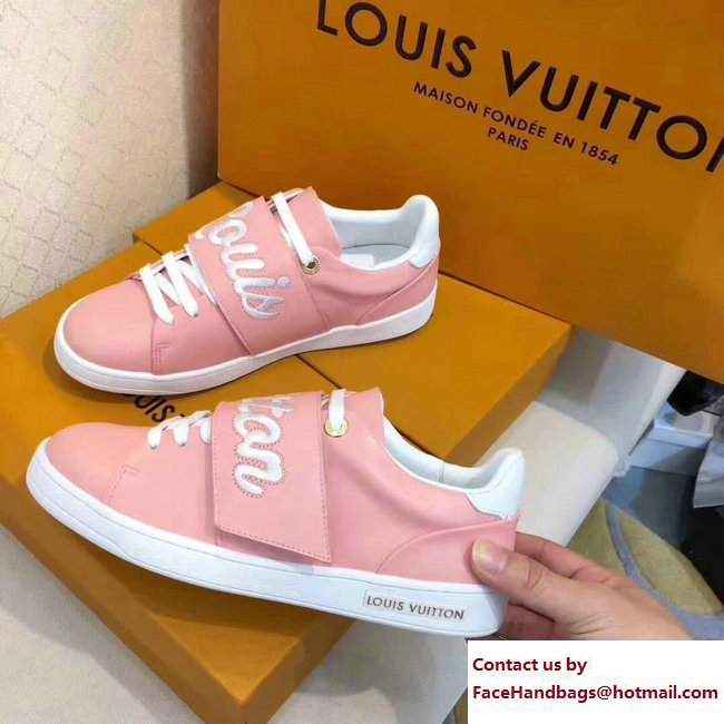 Louis Vuitton Frontrow Sneakers 1A3TA2 Pink 2017 - Click Image to Close