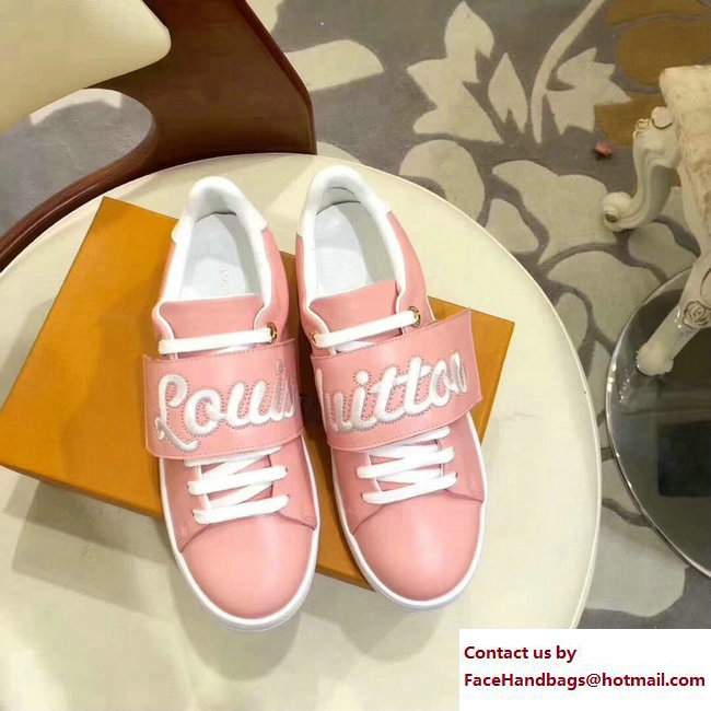 Louis Vuitton Frontrow Sneakers 1A3TA2 Pink 2017