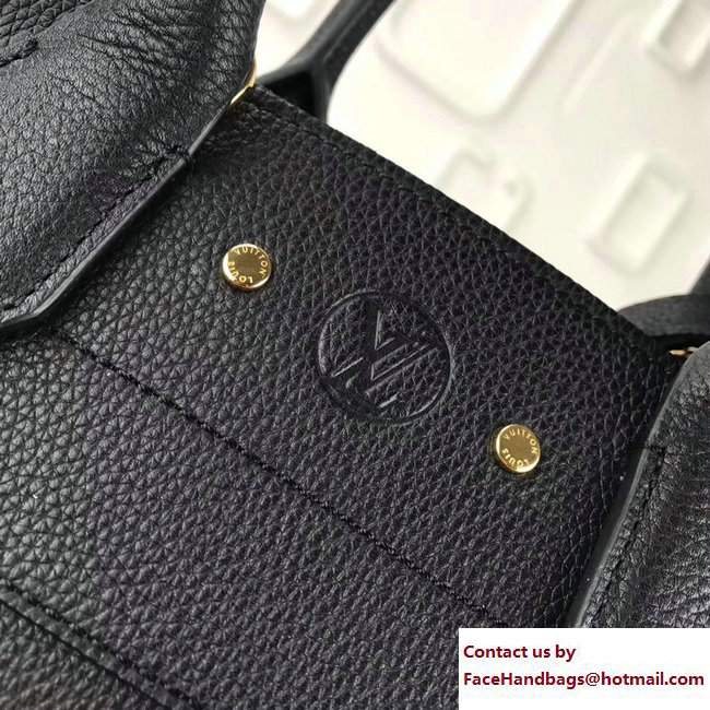 Louis Vuitton Grained City Steamer MM Bag M51026 Black