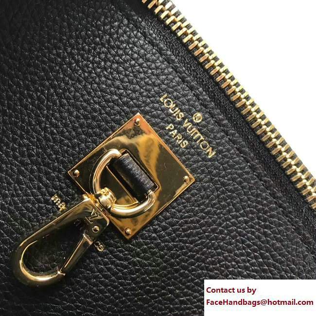 Louis Vuitton Grained City Steamer MM Bag M51026 Black