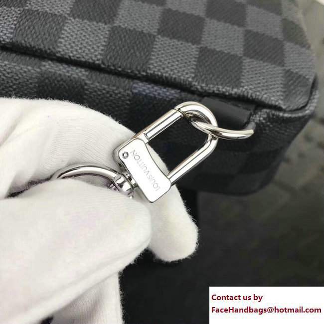 Louis Vuitton LV League Damier Graphite Canvas Avenue Sling Bag N41056 2017 - Click Image to Close