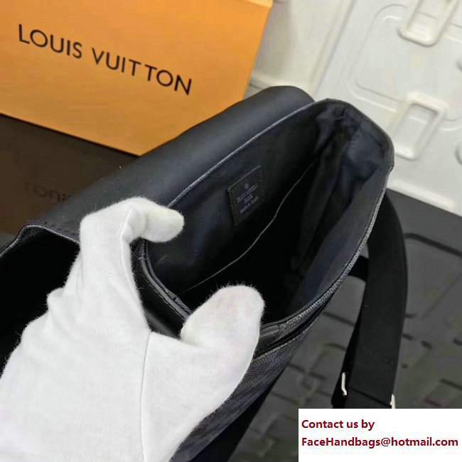 Louis Vuitton LV League Damier Graphite Canvas District PM Bag N41054 2017 - Click Image to Close