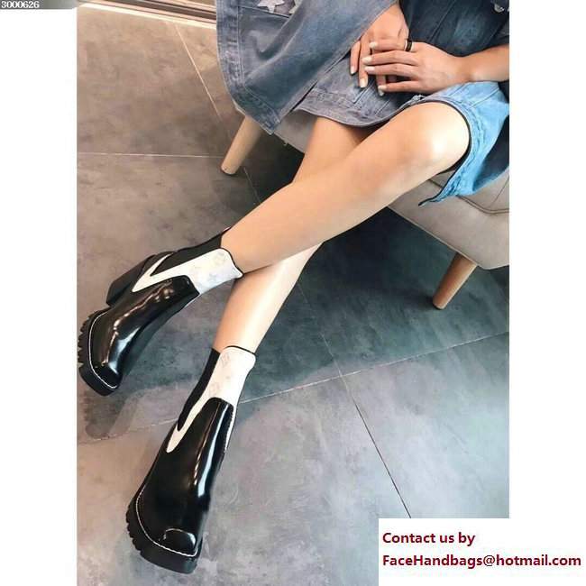 Louis Vuitton Limitless Ankle Boots 1A3GP1 Monogram Canvas White 2017
