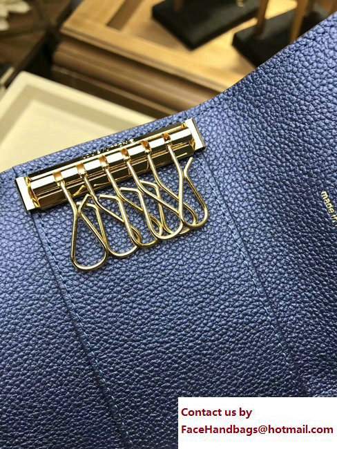 Louis Vuitton Monogram Empreinte 6 Key Holder Blue