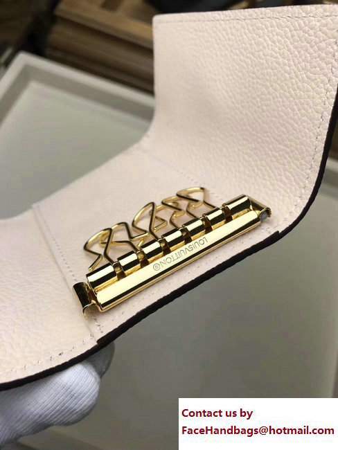 Louis Vuitton Monogram Empreinte 6 Key Holder Creamy