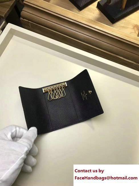 Louis Vuitton Monogram Empreinte 6 Key Holder M64421 Noir - Click Image to Close