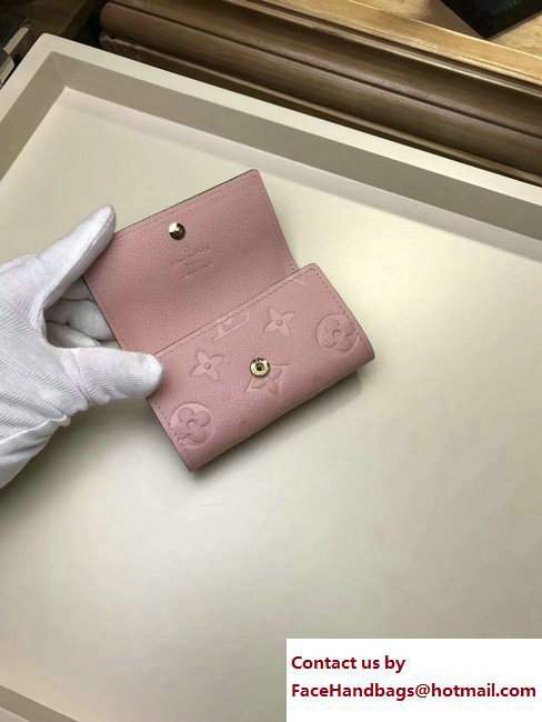 Louis Vuitton Monogram Empreinte 6 Key Holder Pink - Click Image to Close