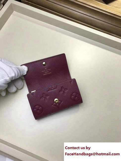 Louis Vuitton Monogram Empreinte 6 Key Holder Purple - Click Image to Close
