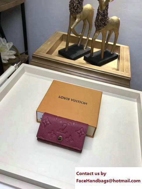 Louis Vuitton Monogram Empreinte 6 Key Holder Red - Click Image to Close