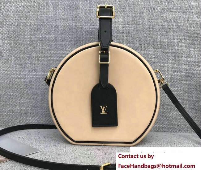 Louis Vuitton Petite Boite Chapeau Bag Apricot/Black 2018 - Click Image to Close