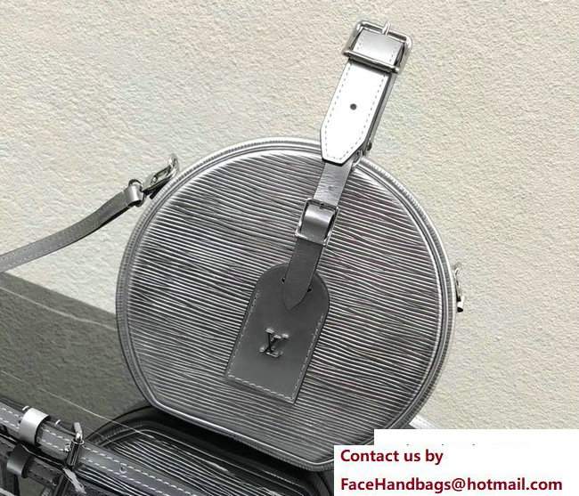 Louis Vuitton Petite Boite Chapeau Bag EPI Leather Silver 2018 - Click Image to Close