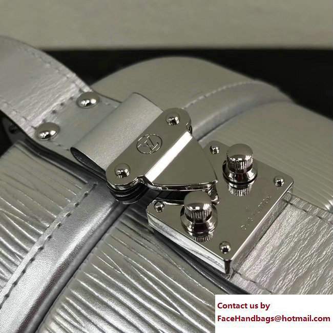 Louis Vuitton Petite Boite Chapeau Bag EPI Leather Silver 2018 - Click Image to Close
