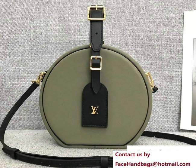 Louis Vuitton Petite Boite Chapeau Bag Green/White 2018 - Click Image to Close