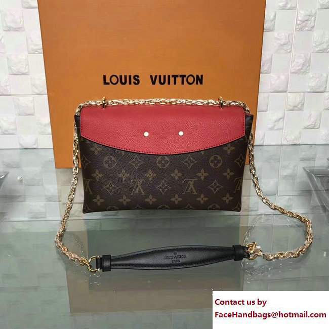 Louis Vuitton Saint Placide Bag M43713 Cherry 2017 - Click Image to Close