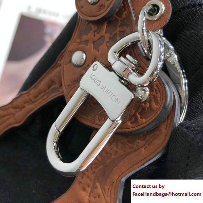Louis Vuitton Savane Giraffe Bag Charm and Key Holder MP2300 Brown 2017