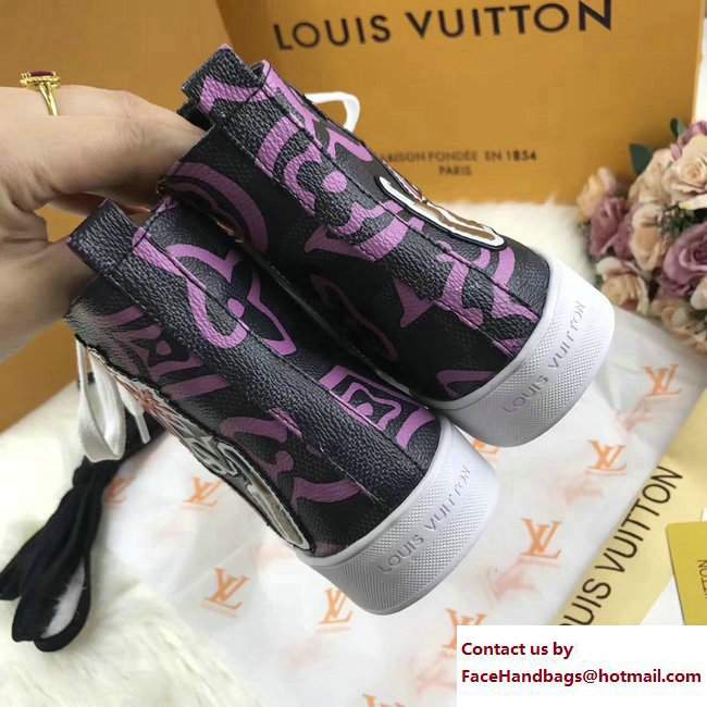 Louis Vuitton World Tour High-Top Sneakers 1A3G6W 01 2017