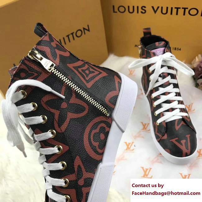 Louis Vuitton World Tour High-Top Sneakers 1A3G6W 02 2017