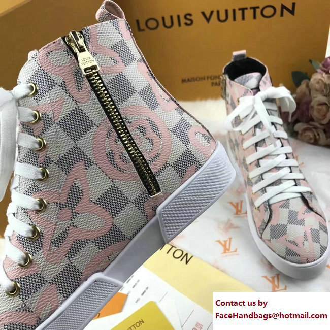 Louis Vuitton World Tour High-Top Sneakers 1A3G6W 03 2017