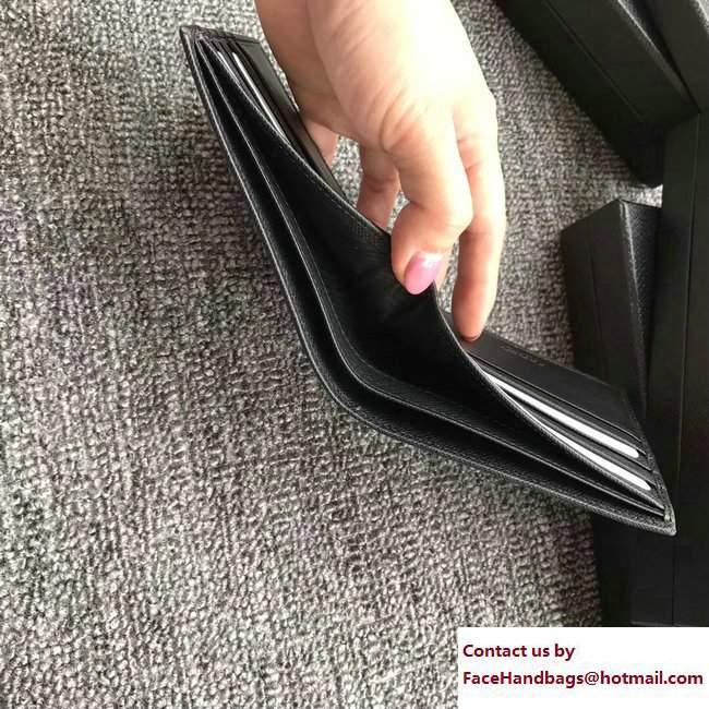 Prada Intarsia Saffiano Leather Wallet 2MO513 Black 01 2018 - Click Image to Close