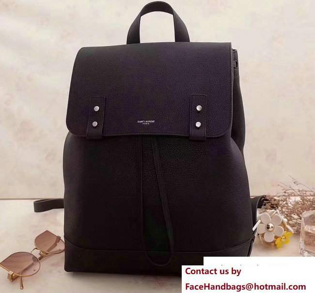 Saint LaurentSac De Jour Souple Backpack Bag 480585 Black 2017