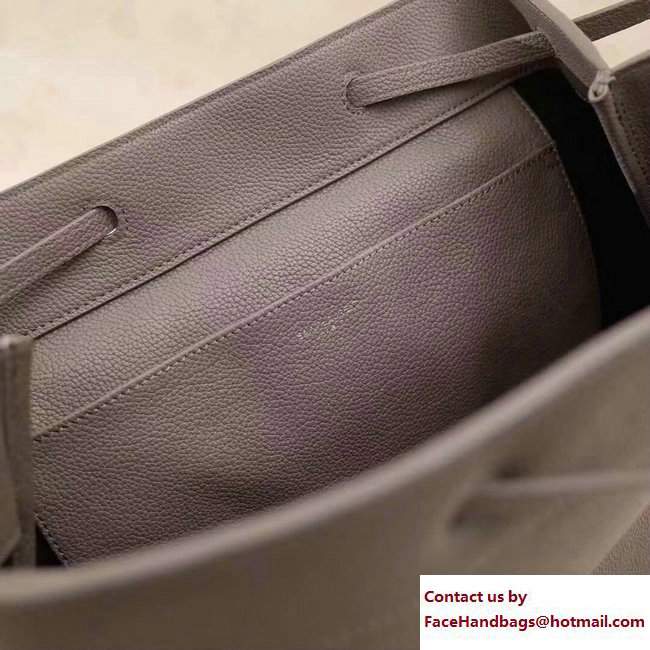 Saint LaurentSac De Jour Souple Backpack Bag 480585 Gray 2017 - Click Image to Close