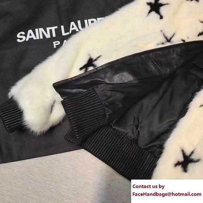 Saint Laurent Star Jacket White 2017