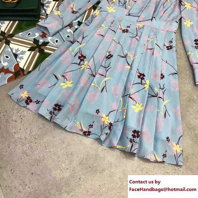 Valentino Flower Printed Dress 2018 - Click Image to Close
