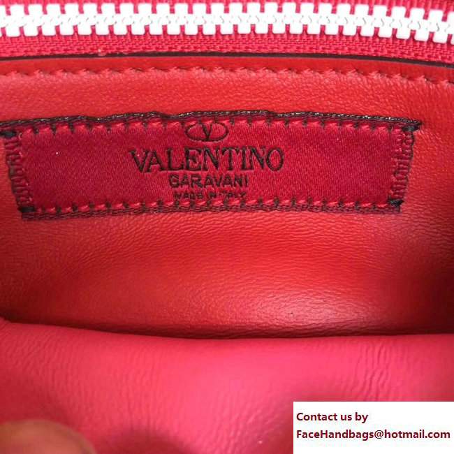 Valentino Free Rockstud Spike Belt Bag Pink 2018 - Click Image to Close